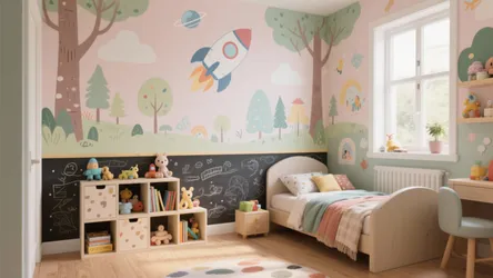 5 Fun Children's Bedroom Wall Ideas