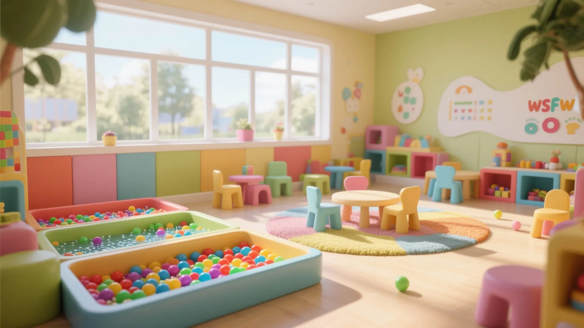 Kids’ Play Corners with Sensory Touch