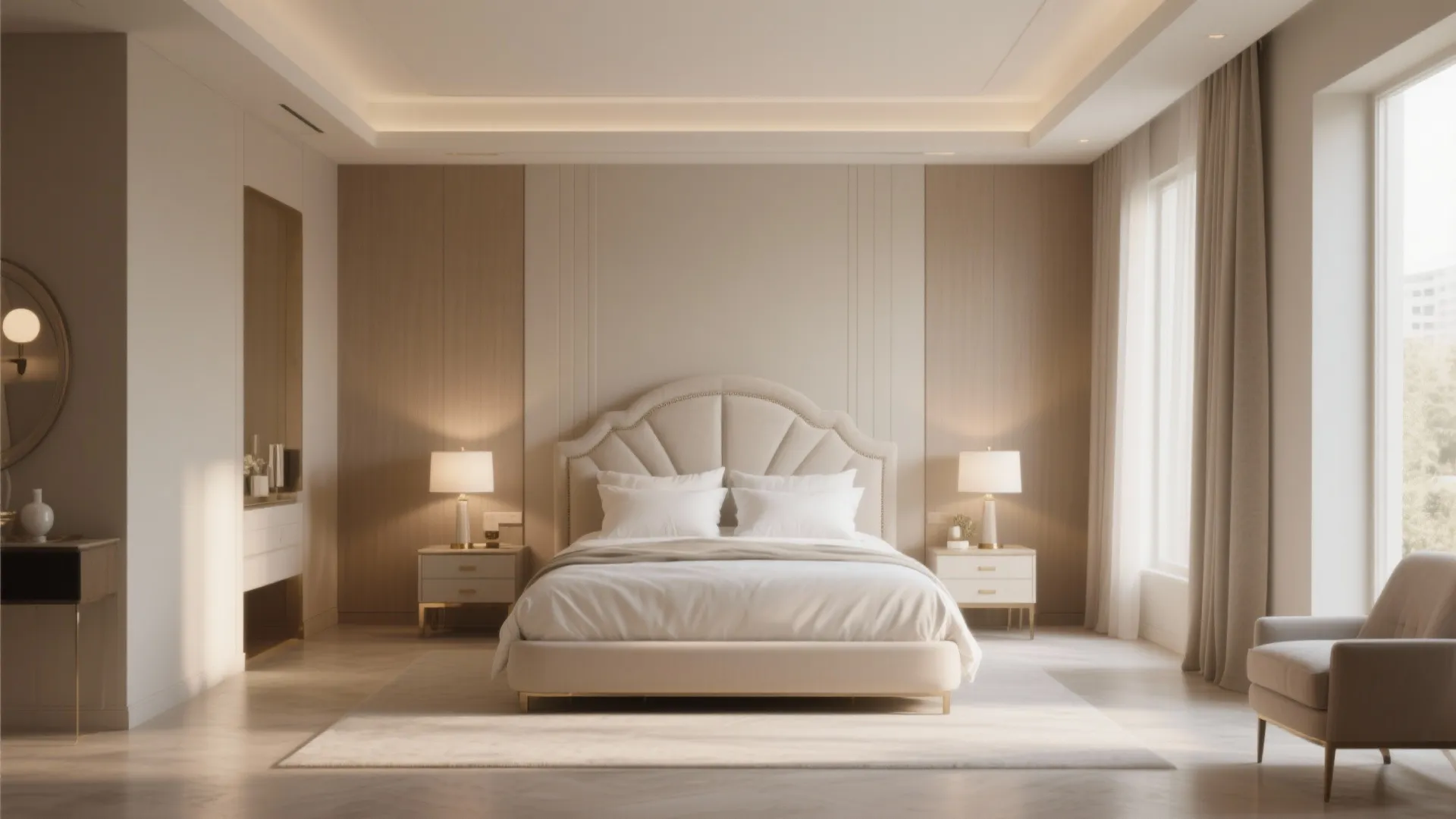 2. Go Big on the Bed