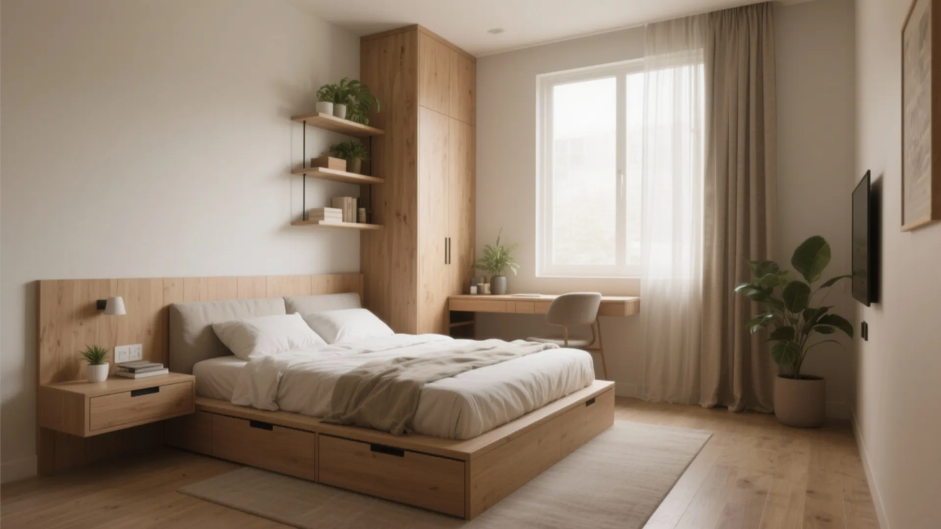King Bed in a Small Room: 5 Smart Ideas