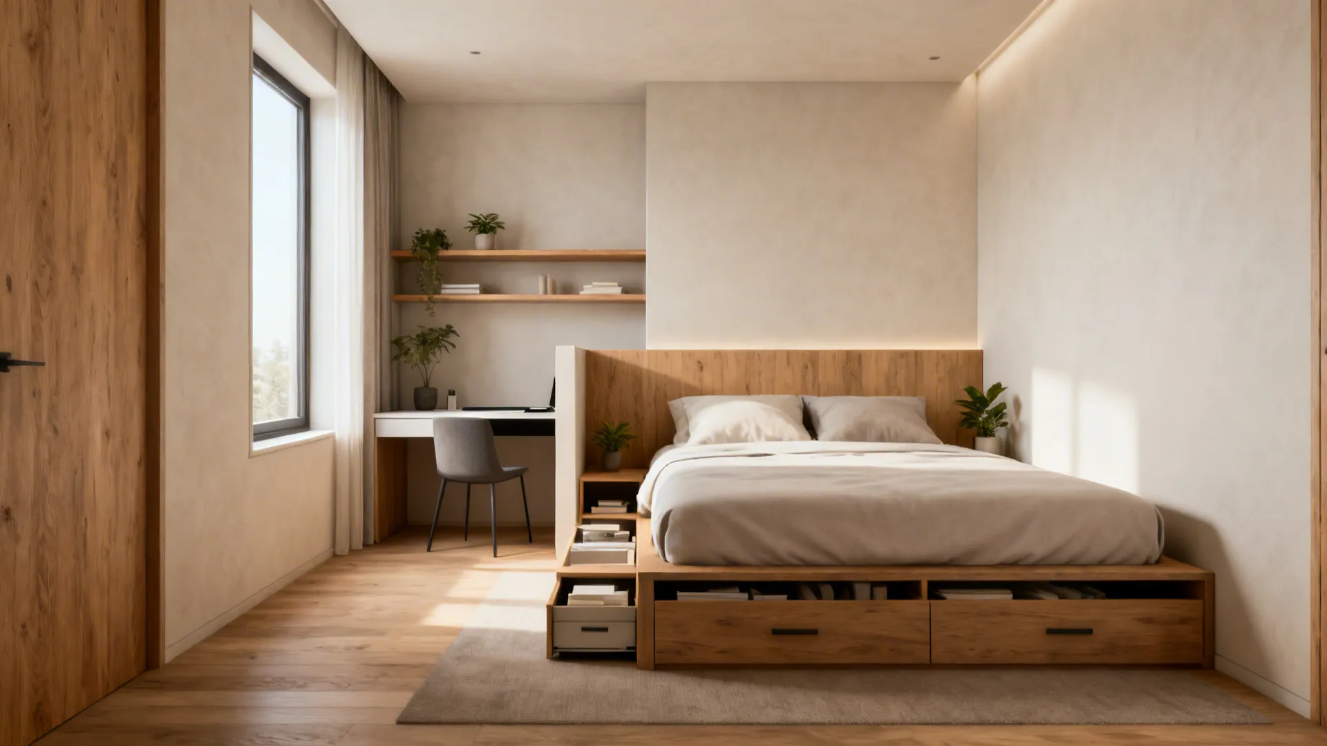 5 Small-Room Layout Ideas for a King Bed