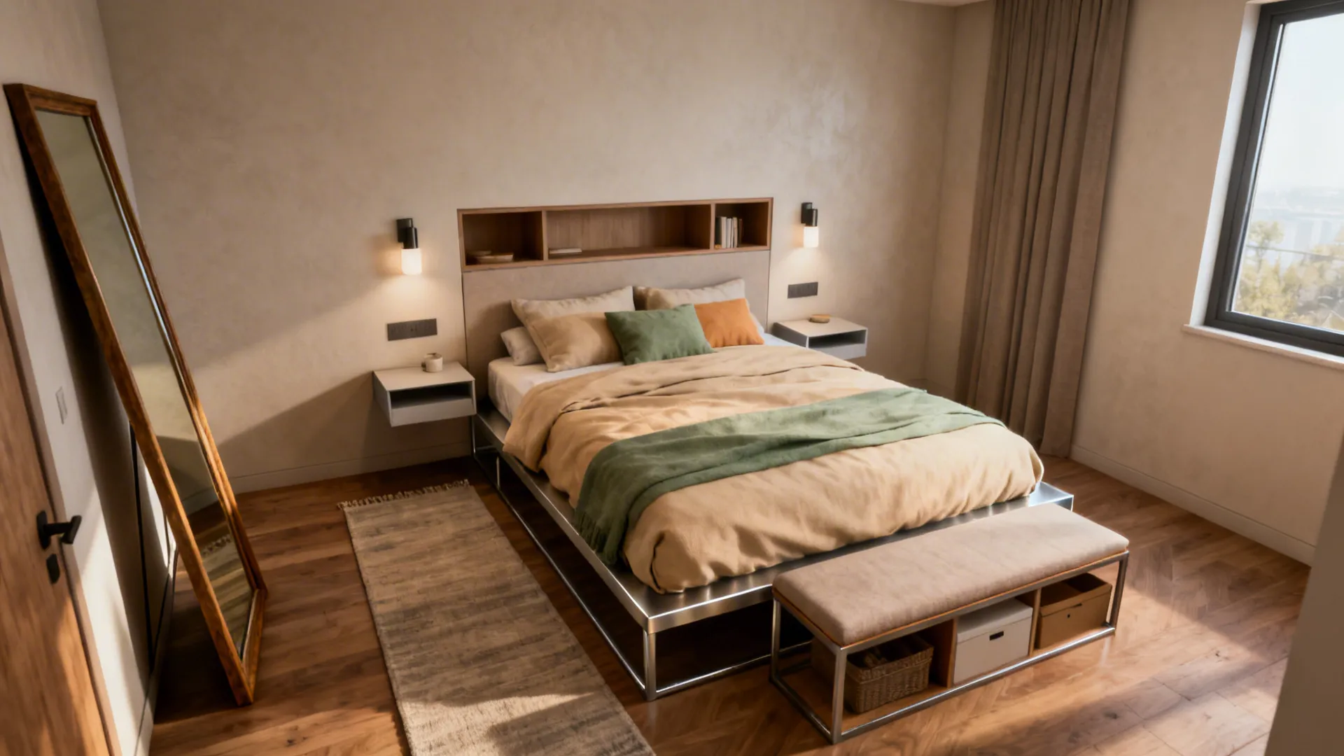 King Bed in a Small Room — 5 Smart Ideas