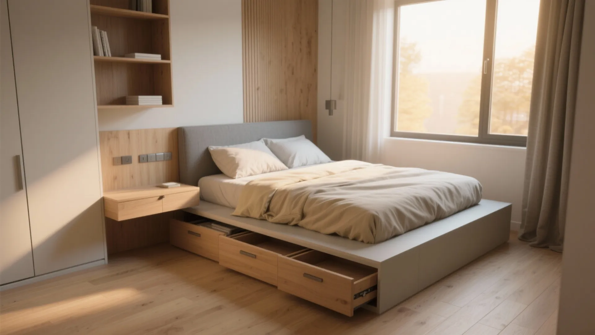 5 King Size Bed in Small Room Ideas