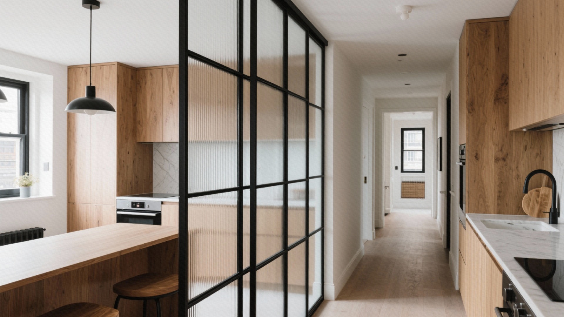 Kitchen Feels Too Open? 5 Kitchen and Hall Partition Ideas