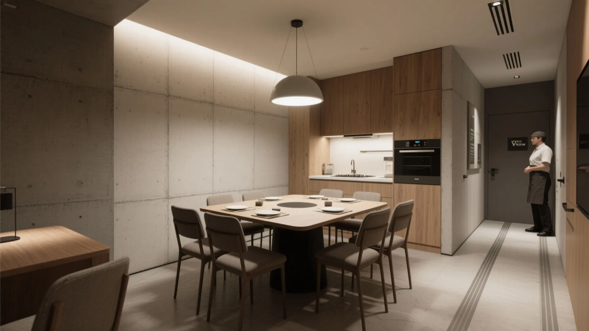 3. Kitchen-adjacent Pop-ups: small but social