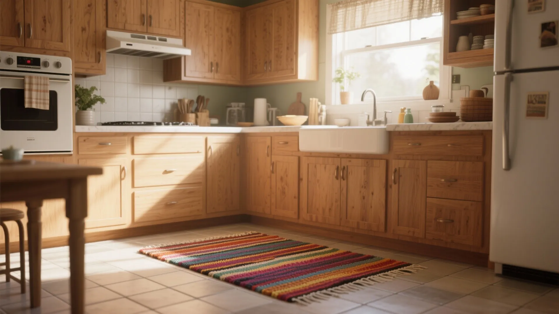 9. Area Rugs over Existing Floors