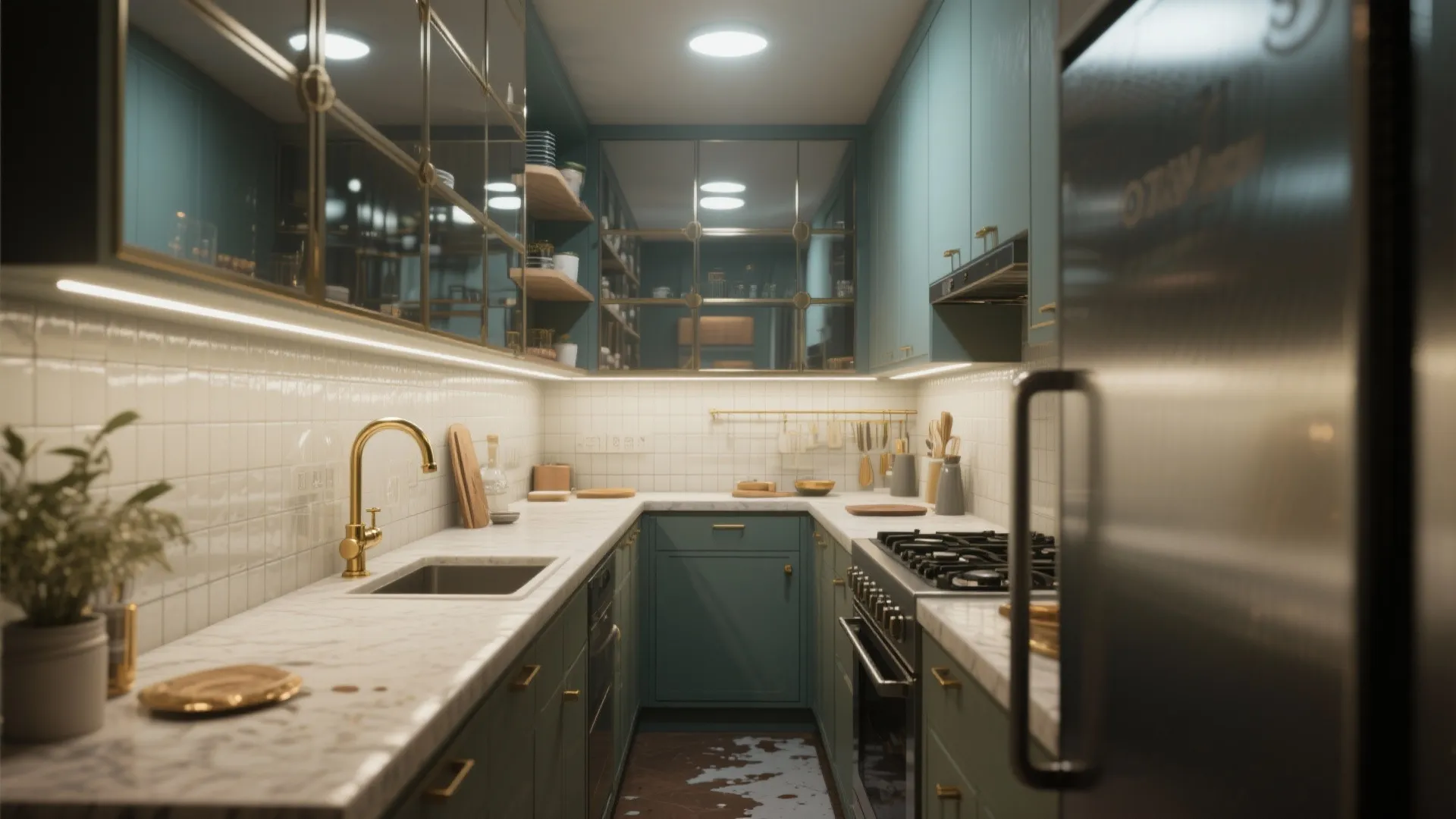 4. Kitchen reflections: backsplashes and accents