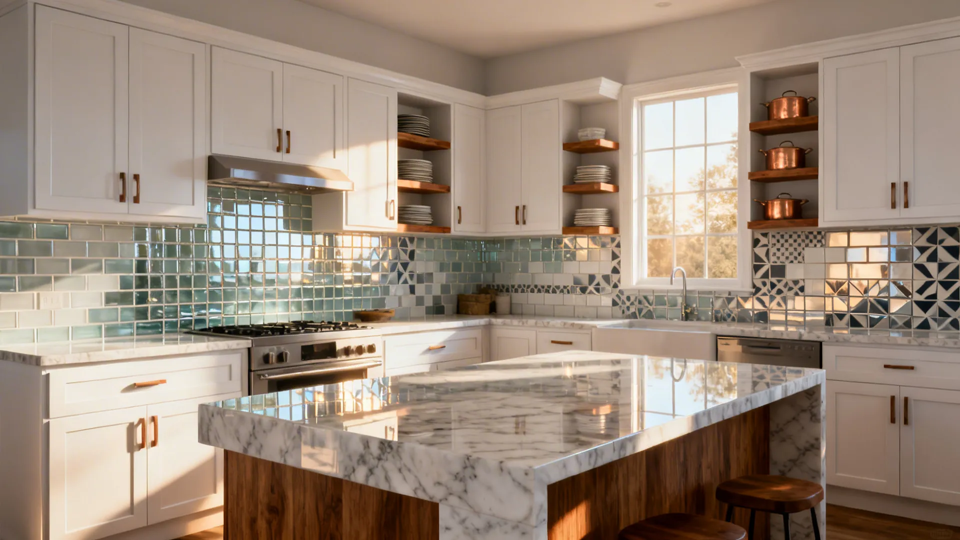 5 Bright Backsplash Ideas for White Cabinets