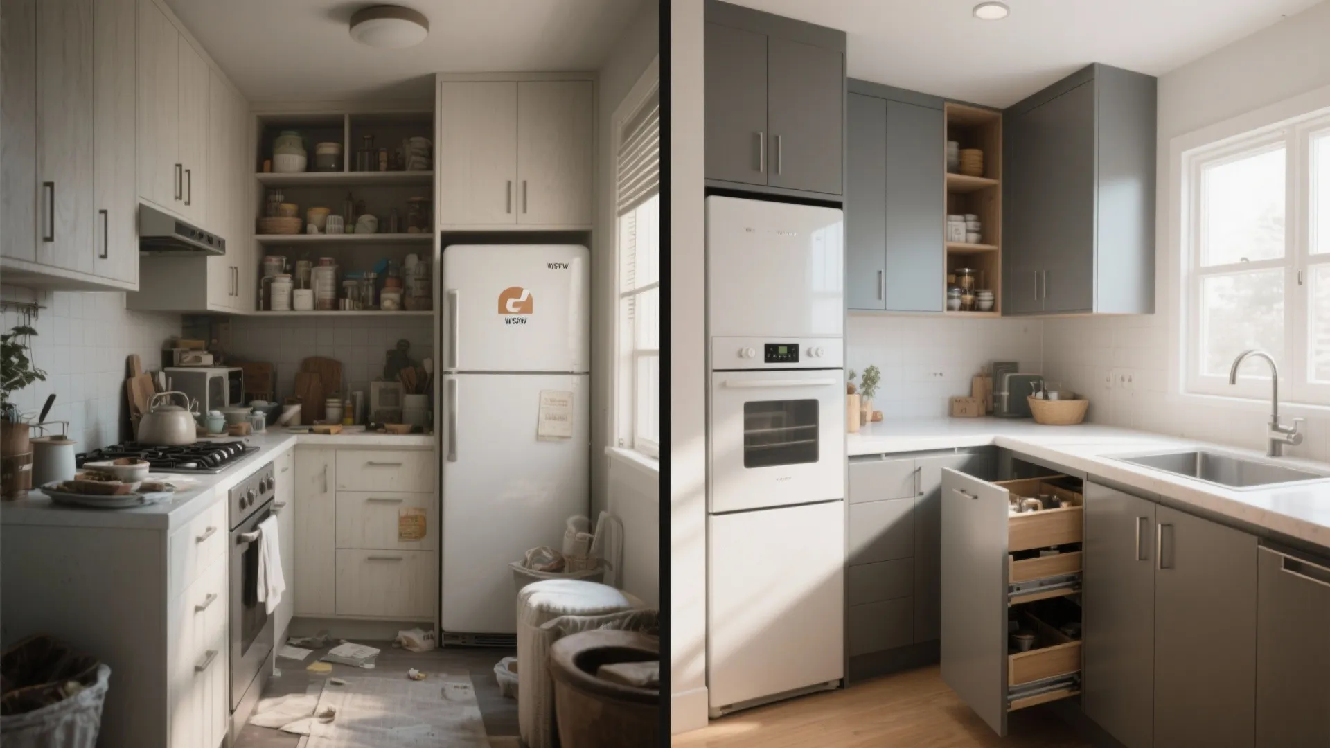 Compact, high-efficiency kitchen planning