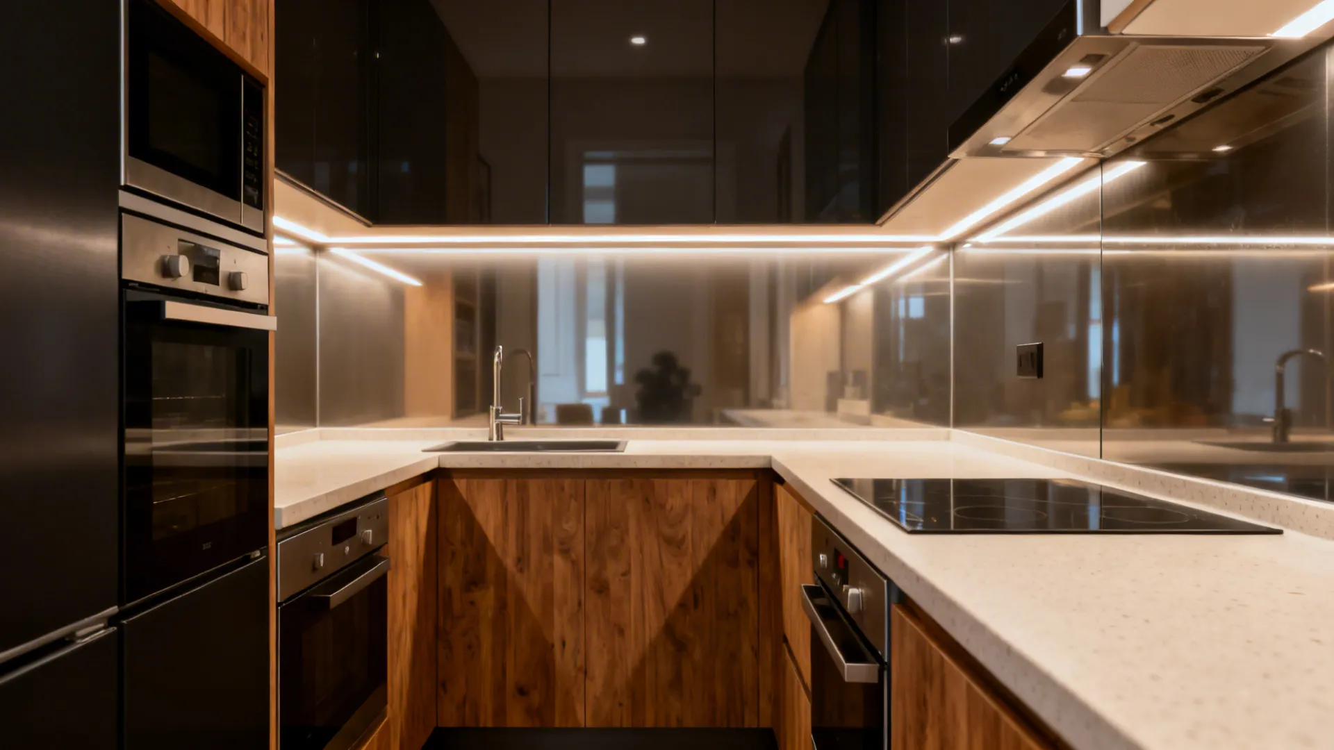 Task-First Lighting and Slim Appliances