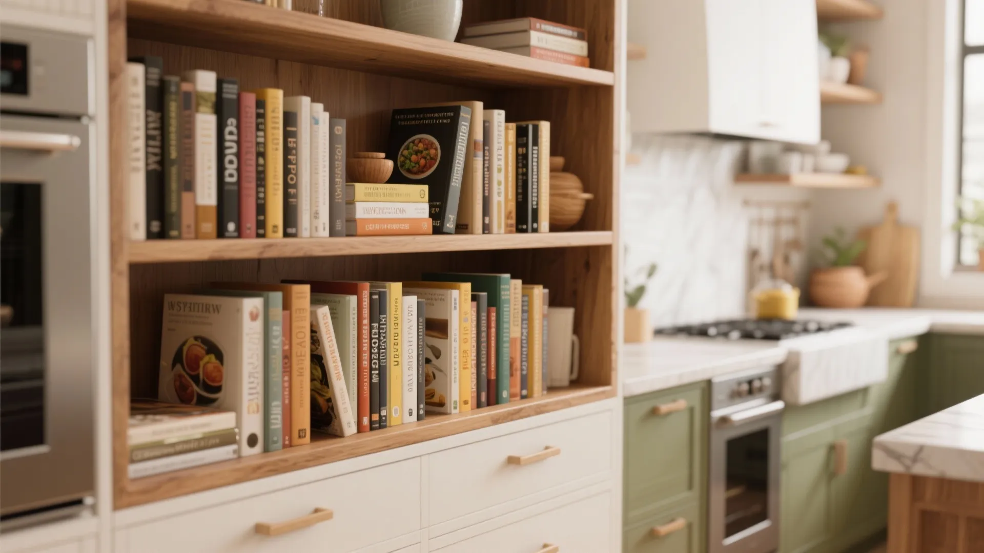 4. Built-in Bookshelf