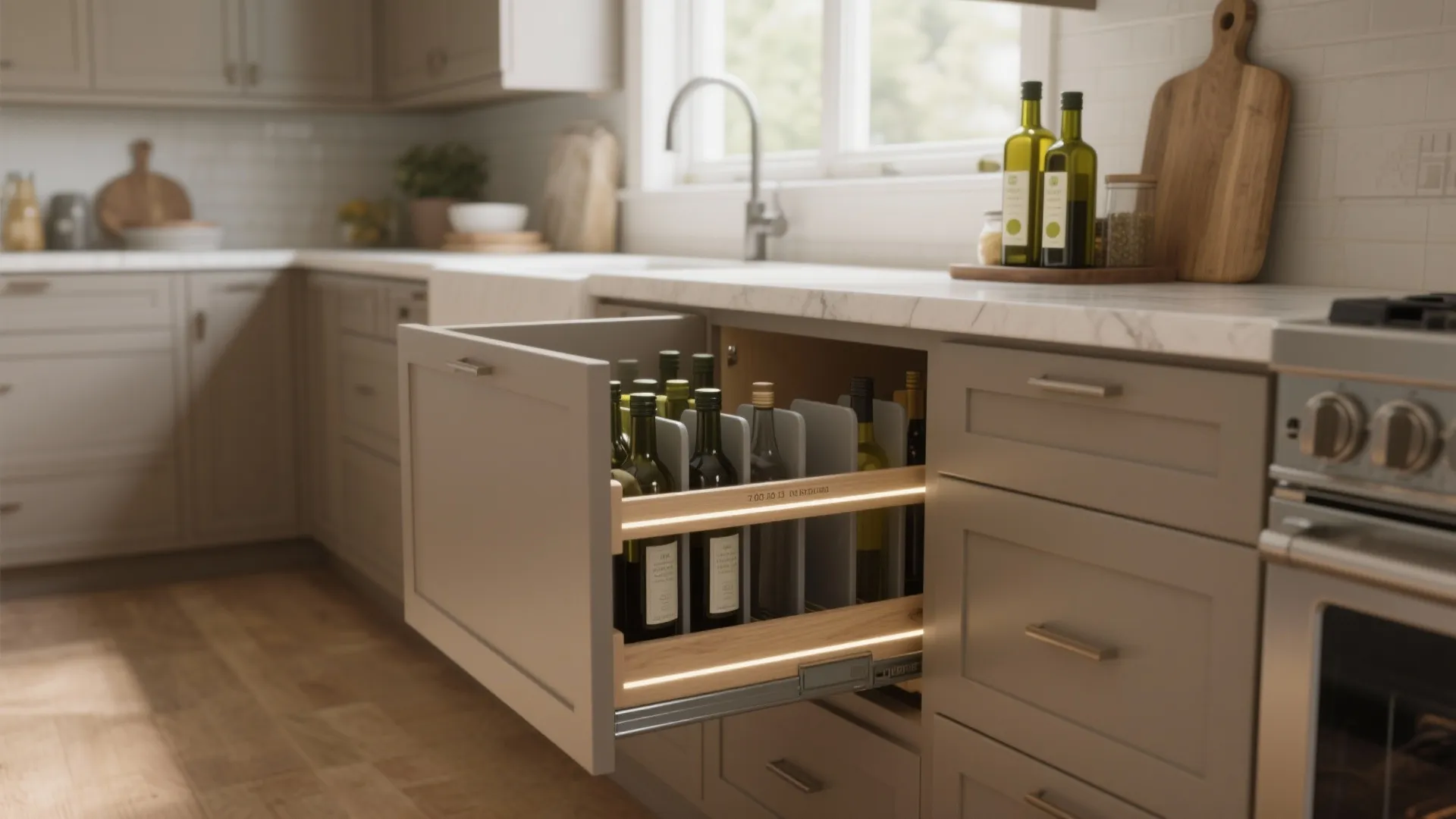 Bottle Pull Out in Kitchen: Design Hacks I Swear By: 1 Minute to Boost Kitchen Space with Smart Bottle Pull Outs