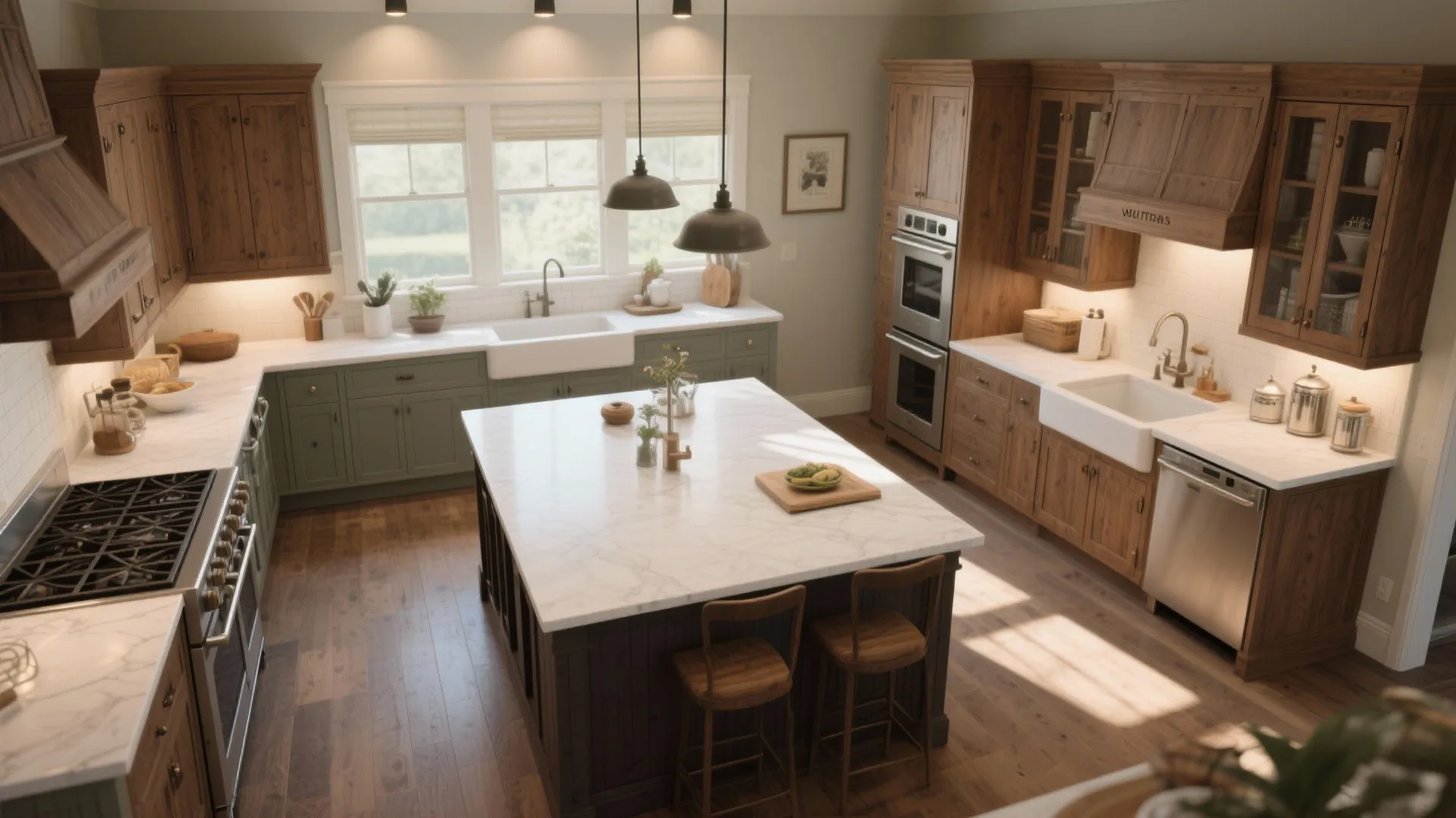 3. Central Kitchen with Butler’s Pantry