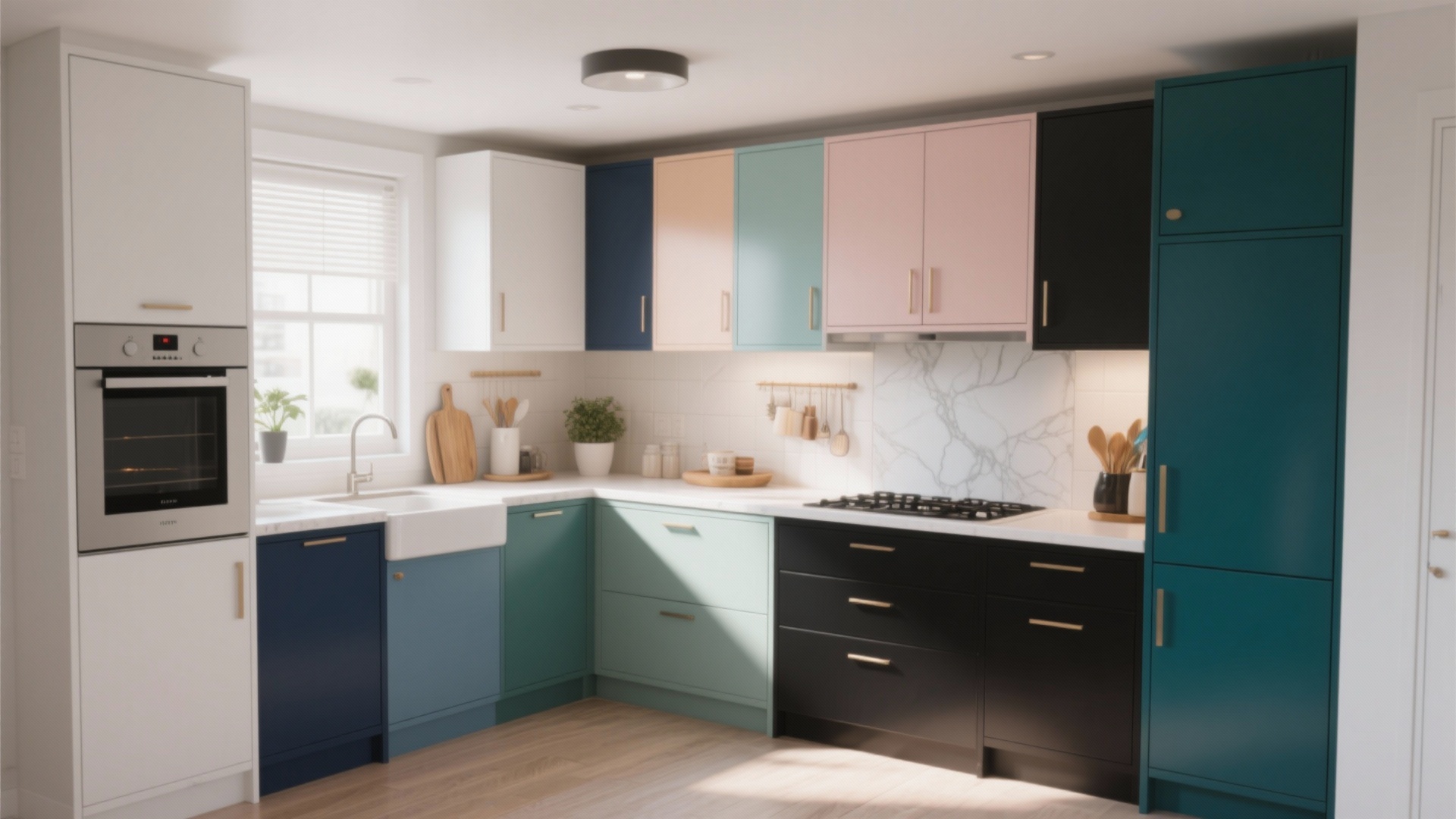 Small Kitchen Feels Dull? 10 Kitchen Cabinet Paint Ideas