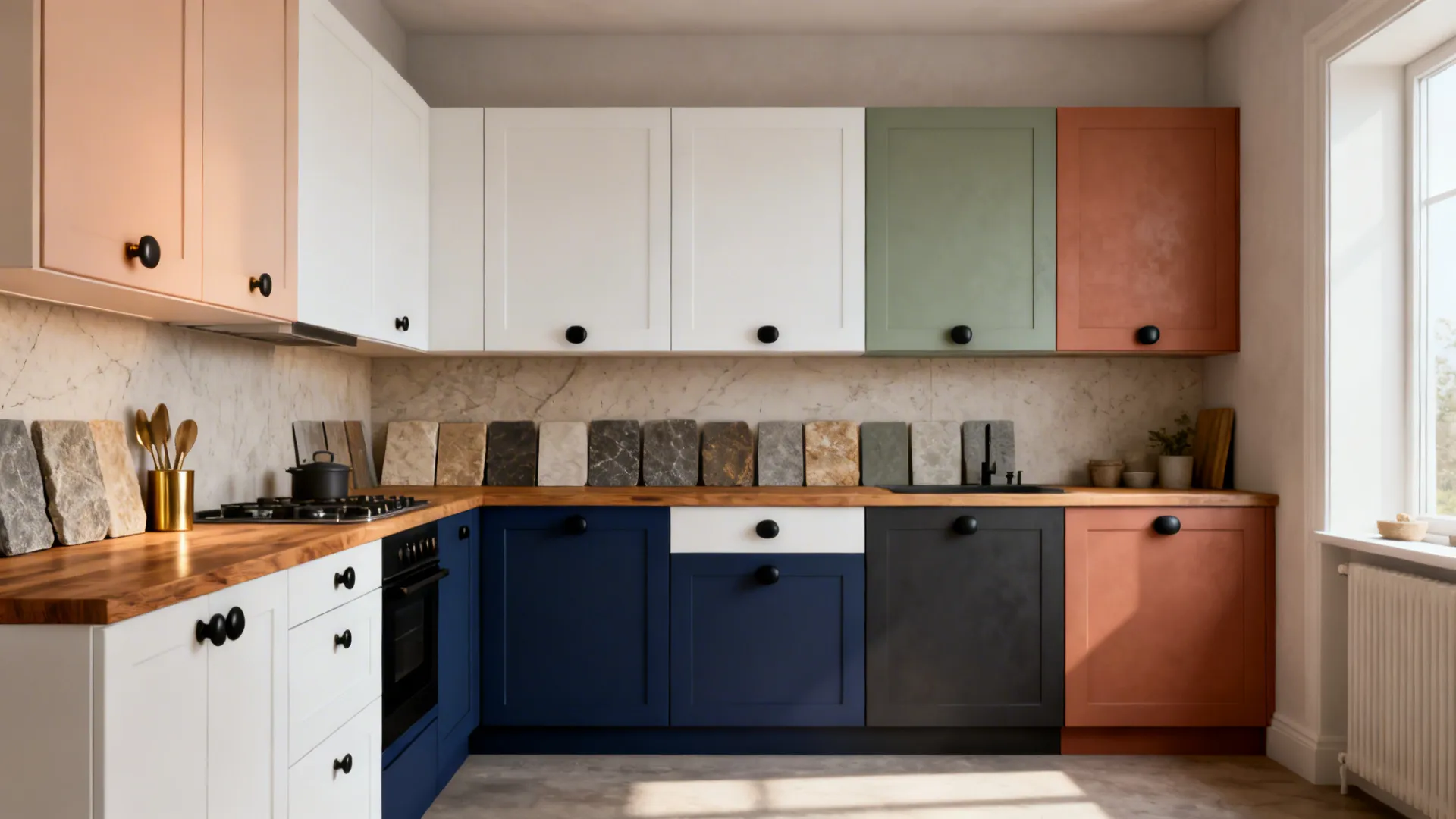 5 Paint Color Ideas for Kitchen Cabinets