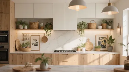 10 Decorating Ideas for Above Kitchen Cabinets