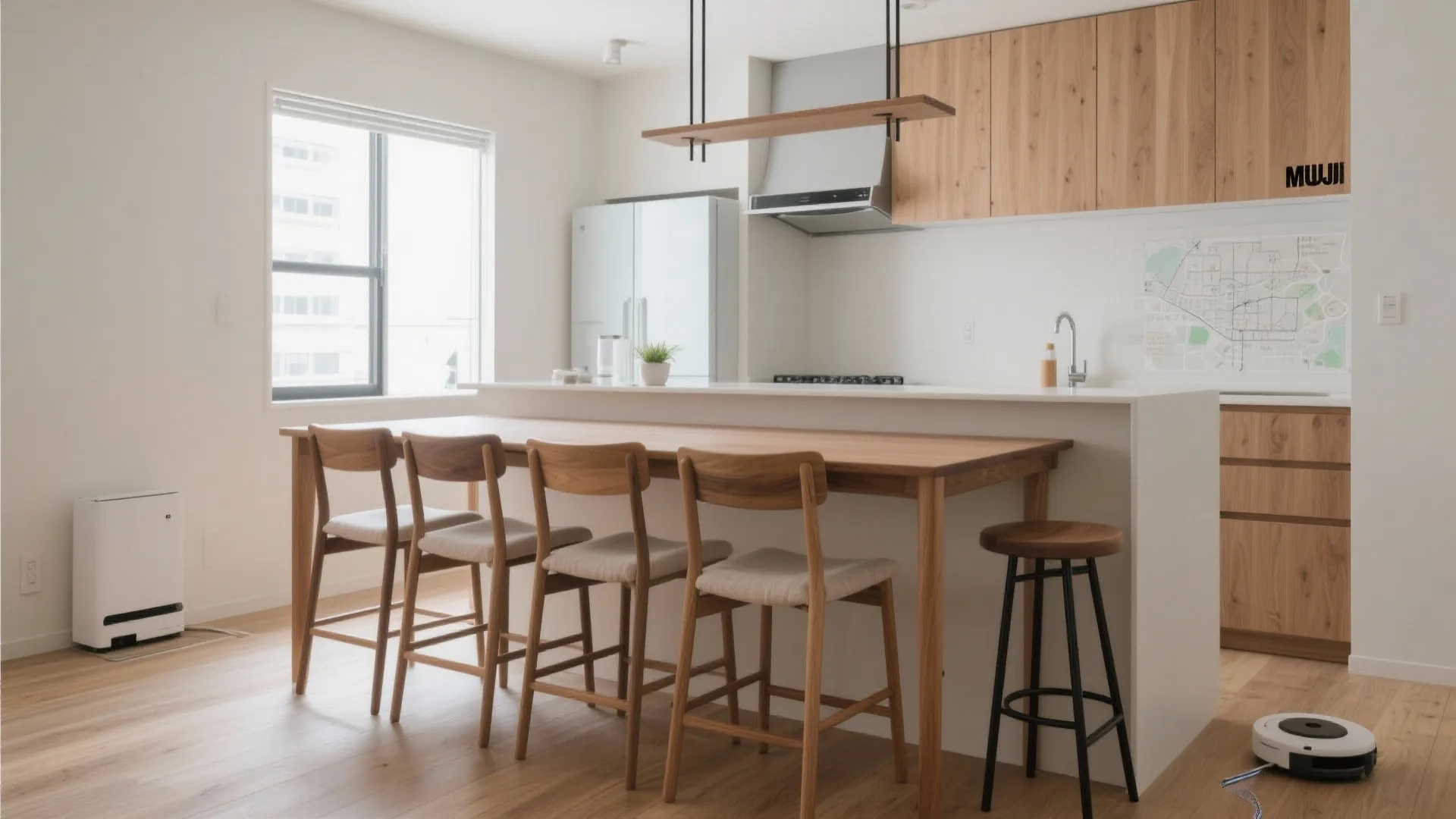 Tips 5: キッチンは“椅子の待機場所”を作る。島状に寄せて回遊性を確保（動線計画の核心）