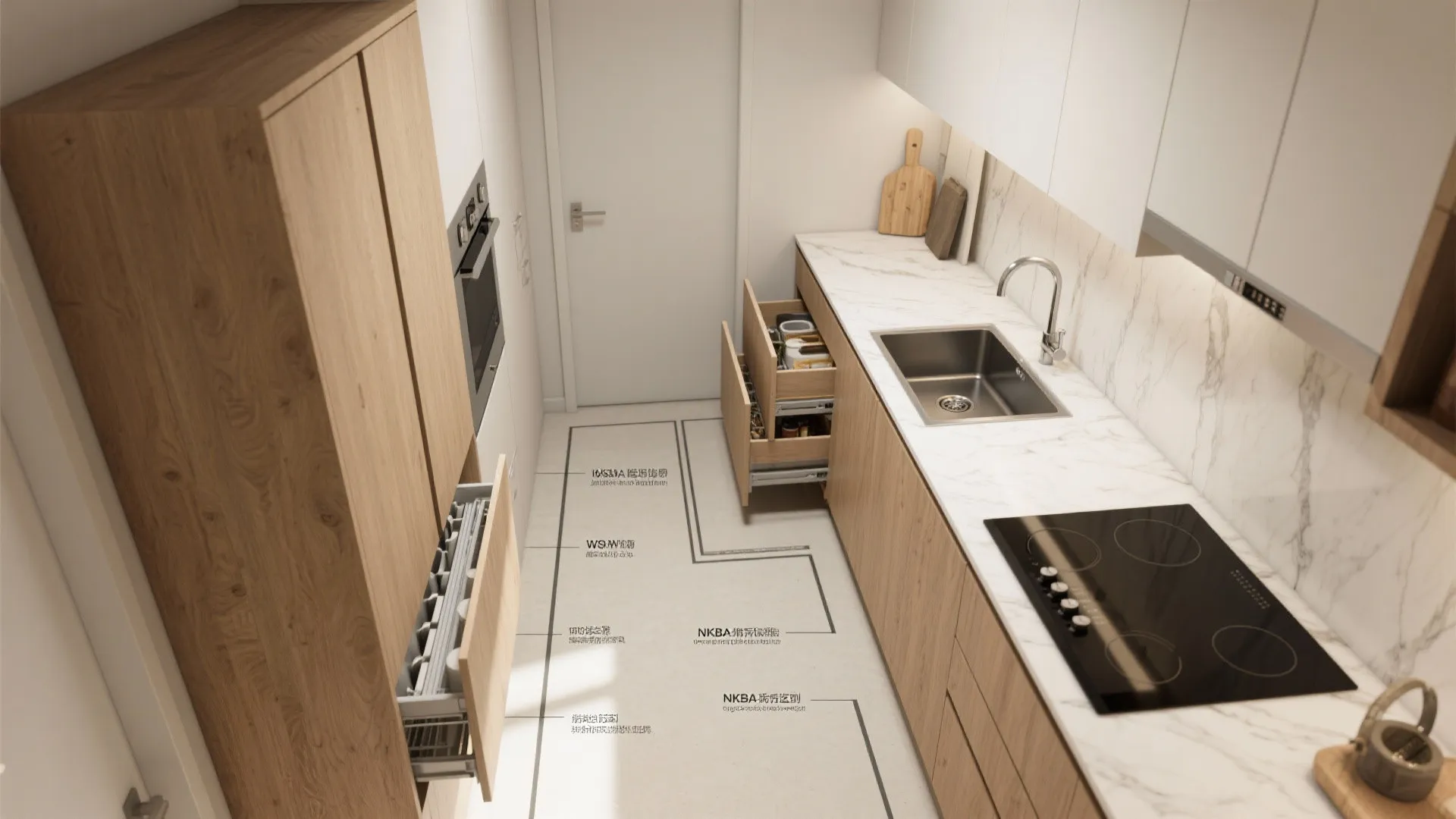 Minimalist Kitchen Storage that Breathes