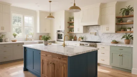 Kitchen Cabinets Color Ideas: 5 Fresh Palettes