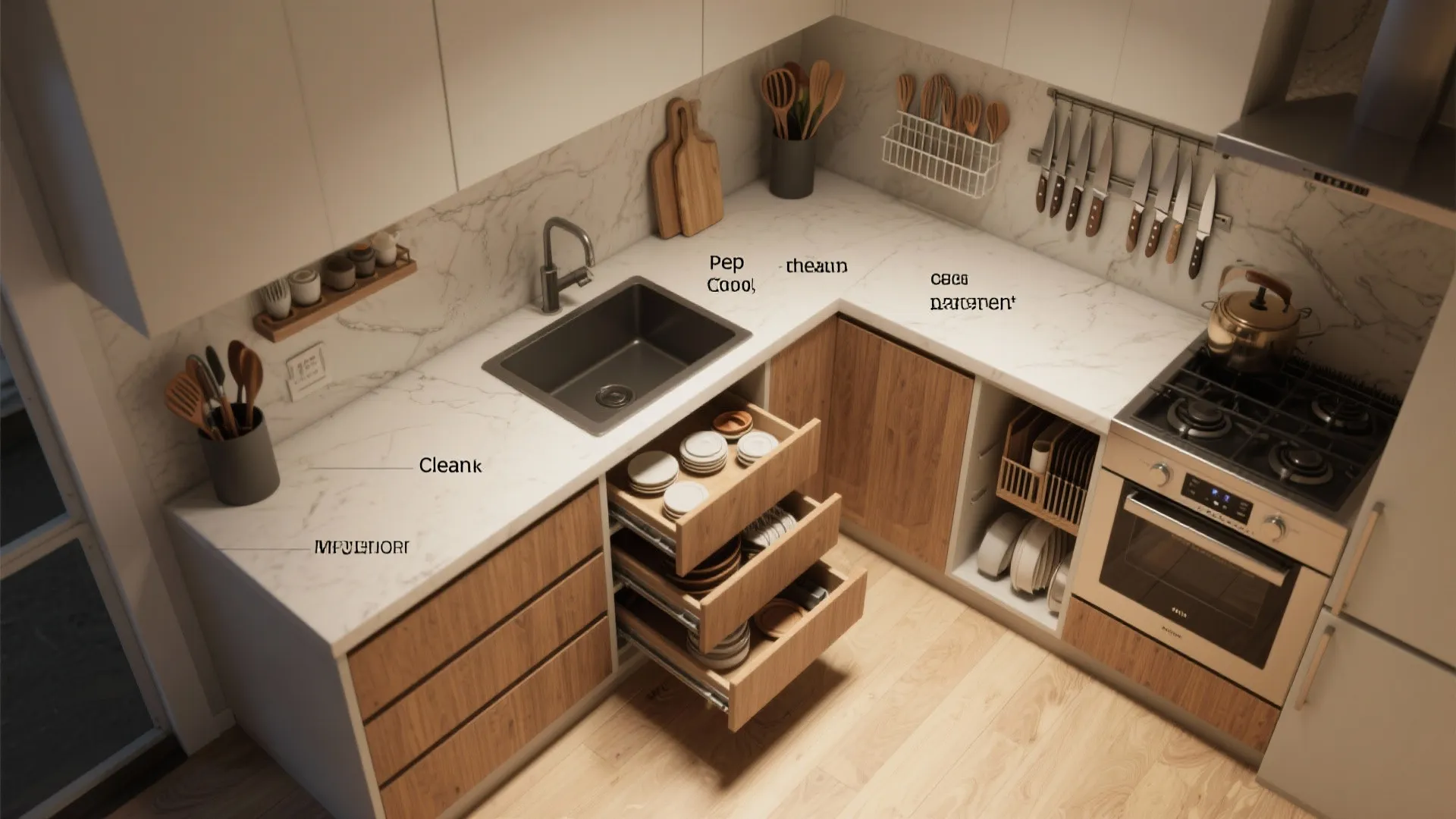 5. Make the kitchen a tiny command center