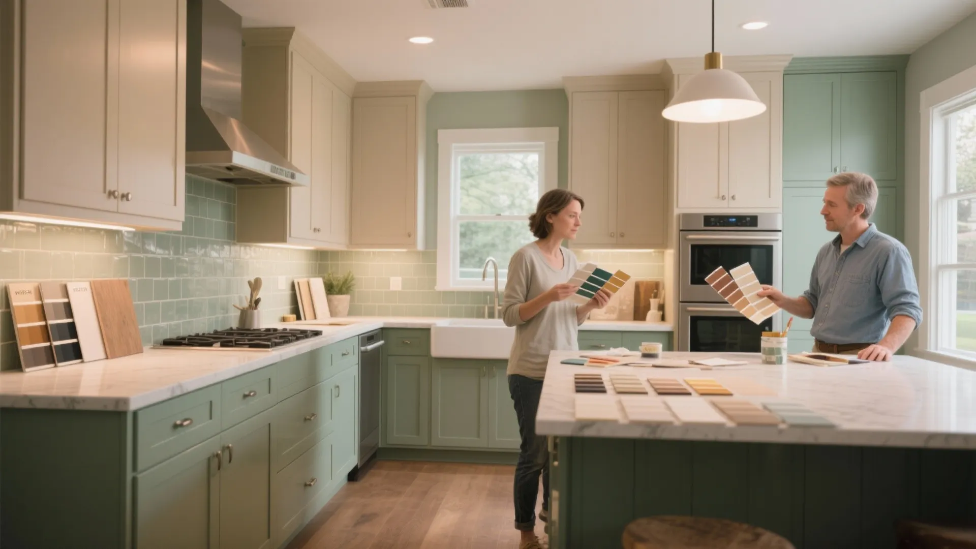 4. Coordinate paint with your kitchen plan