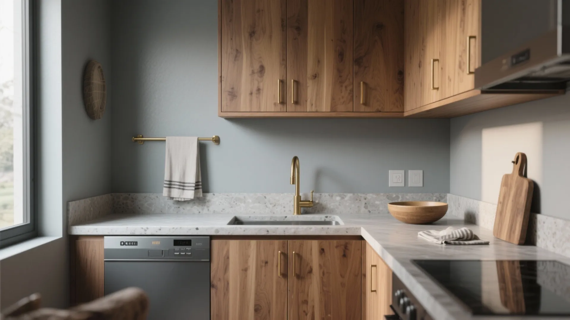 4. Coordinate paint with fixtures and cabinet finishes