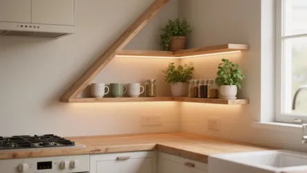 5 Corner Shelf Ideas for Small Kitchens