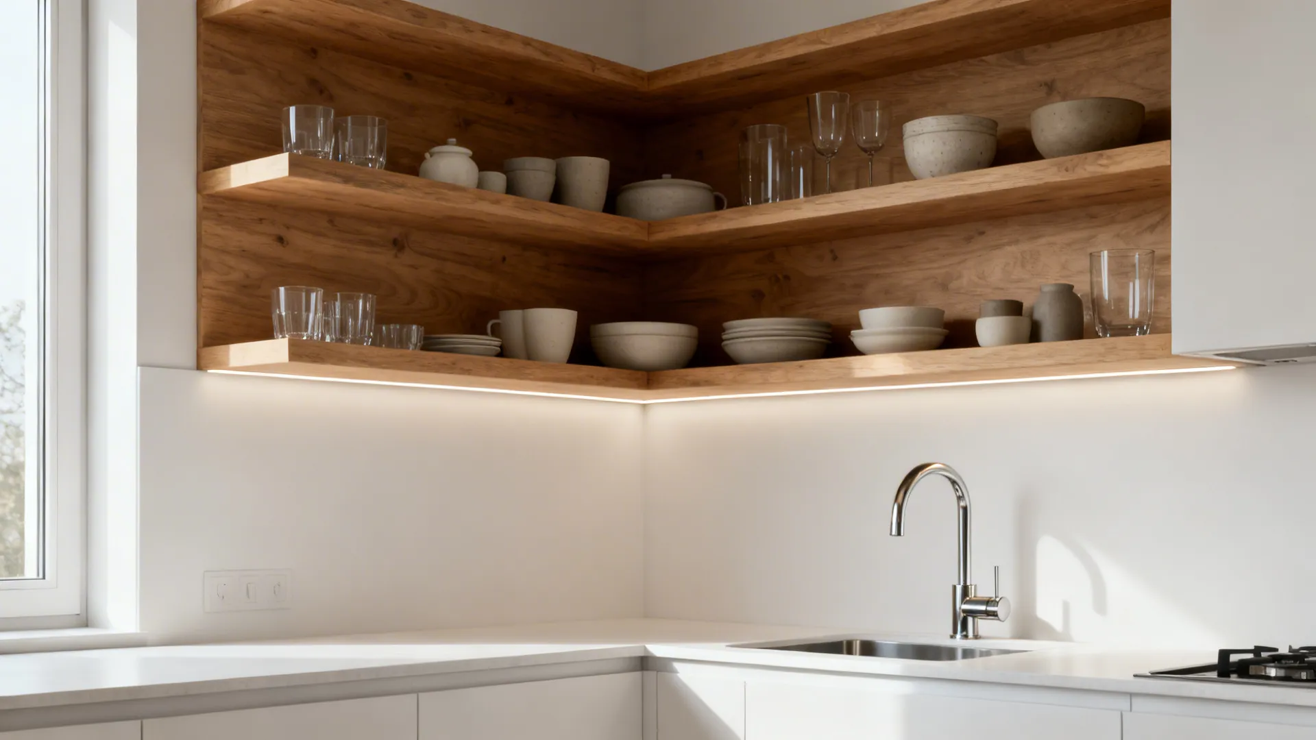 Corner Shelf Design for Kitchen: 5 Smart Ideas