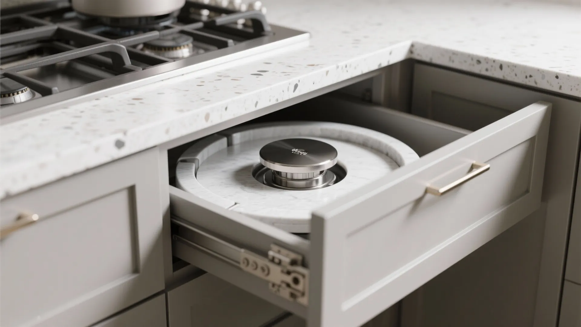 Kitchen Zoning with L-Shaped Efficiency