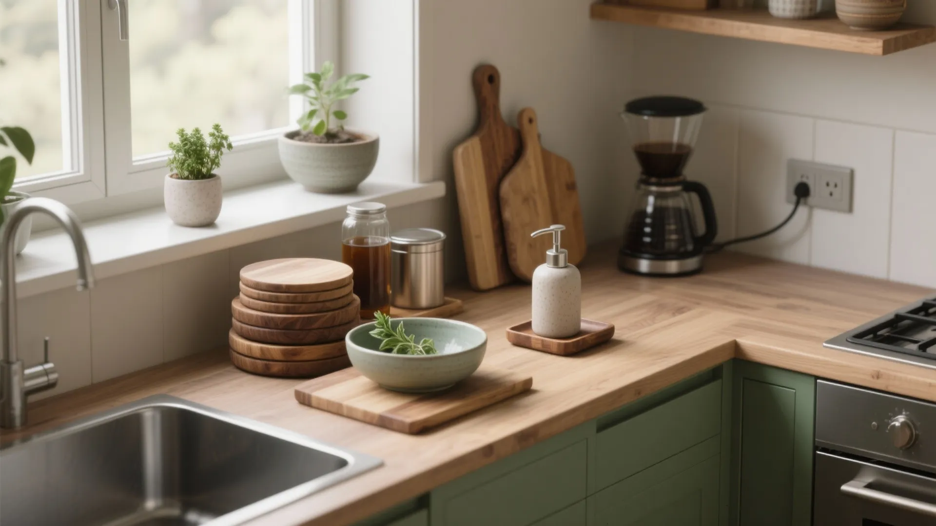 5 Kitchen Countertop Decor Ideas: Practical, stylish countertop ideas I’ve used in real small kitchens