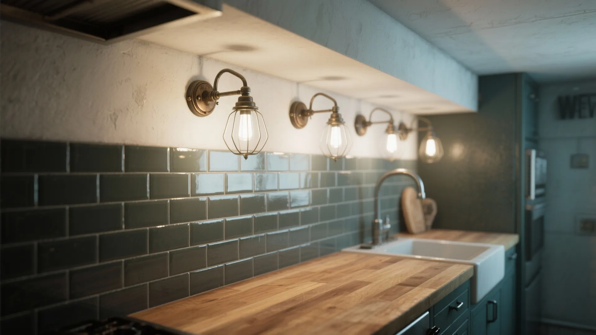4. Kitchen task lighting above counters