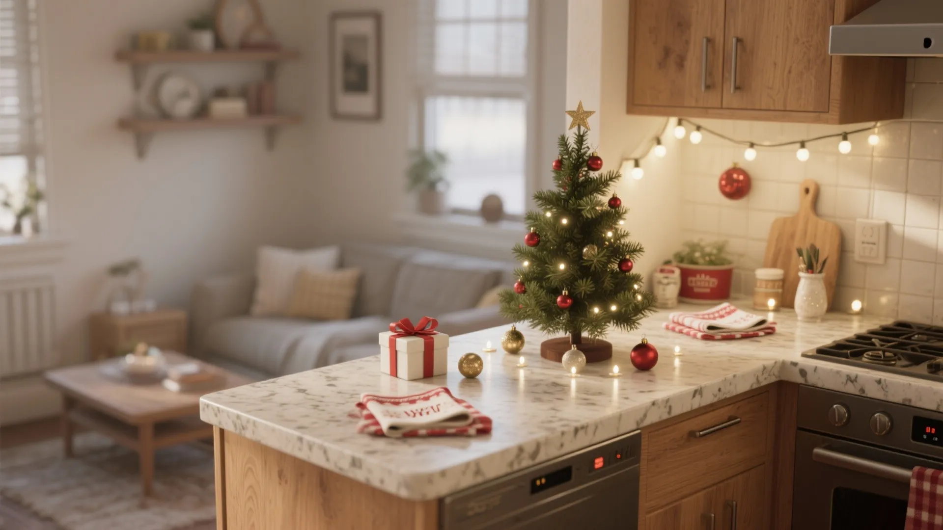 5. The Kitchen Counter Tiny Tree