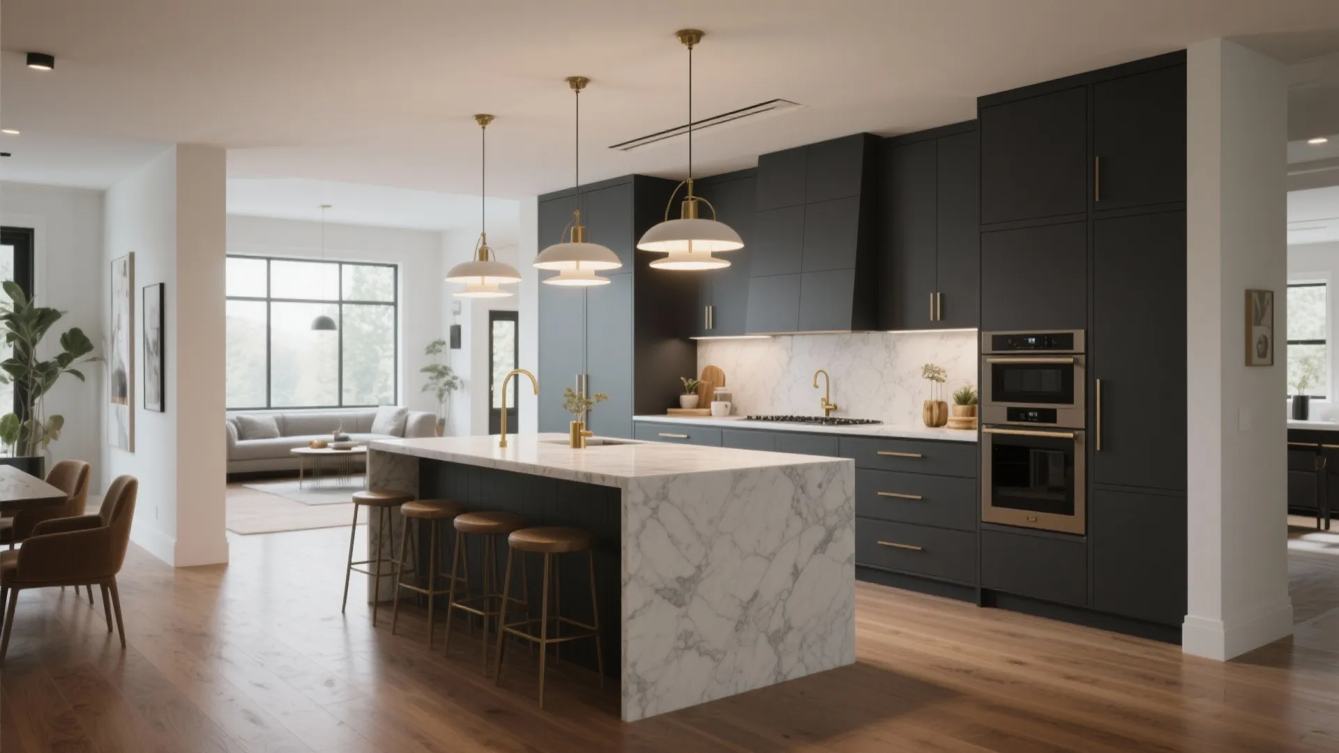 3. Kitchen Cabinets as Cozy Anchors