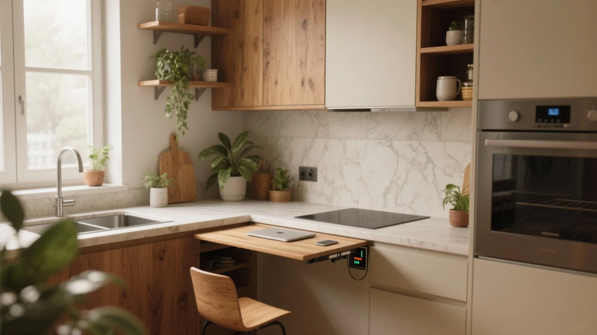 Kitchen Desk Ideas: 5 Small Space Designs: Creative, practical kitchen desk ideas for tiny kitchens and busy lives