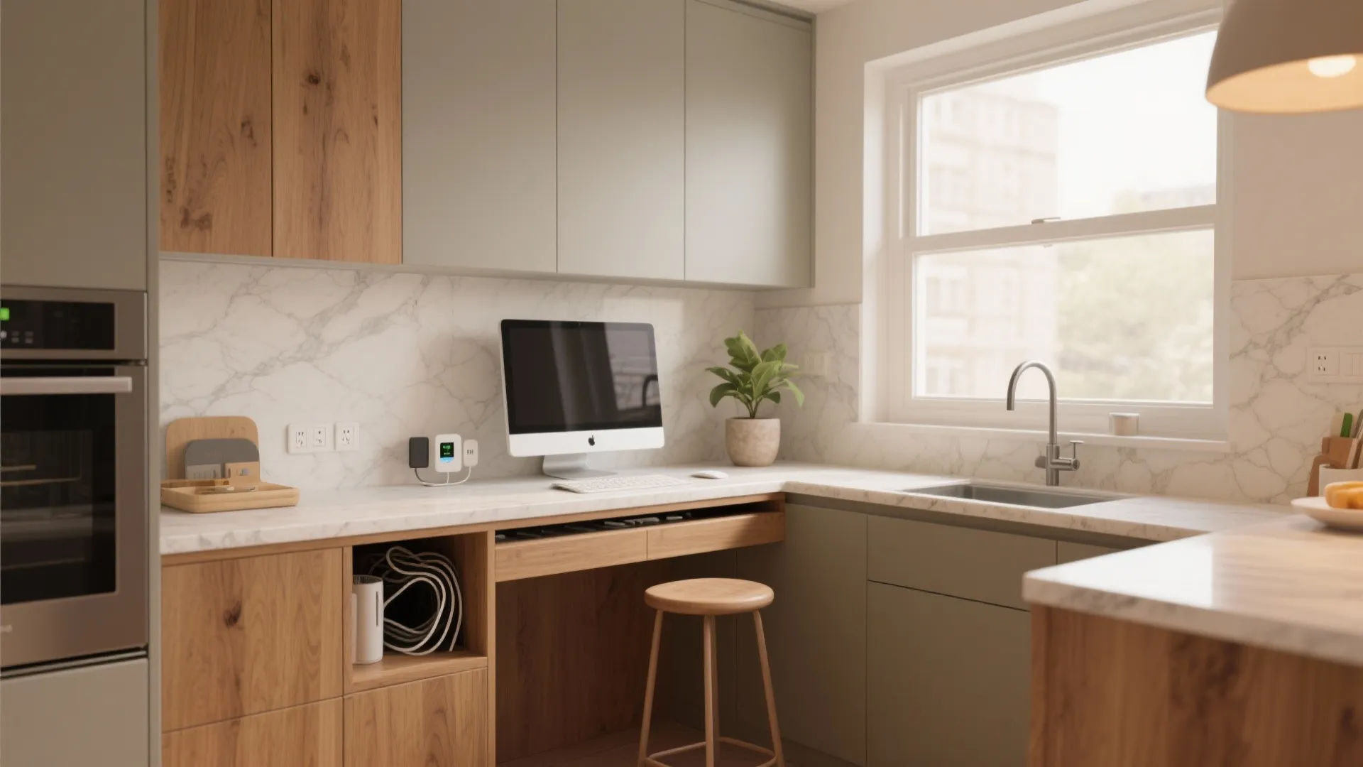 5 Office Desk in Kitchen Ideas: Creative, compact and practical ways to fit an office desk in your kitchen