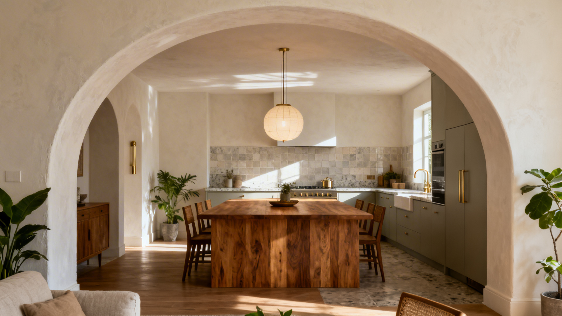 Small Kitchen Feels Closed? Try a Kitchen to Dining Room Arch