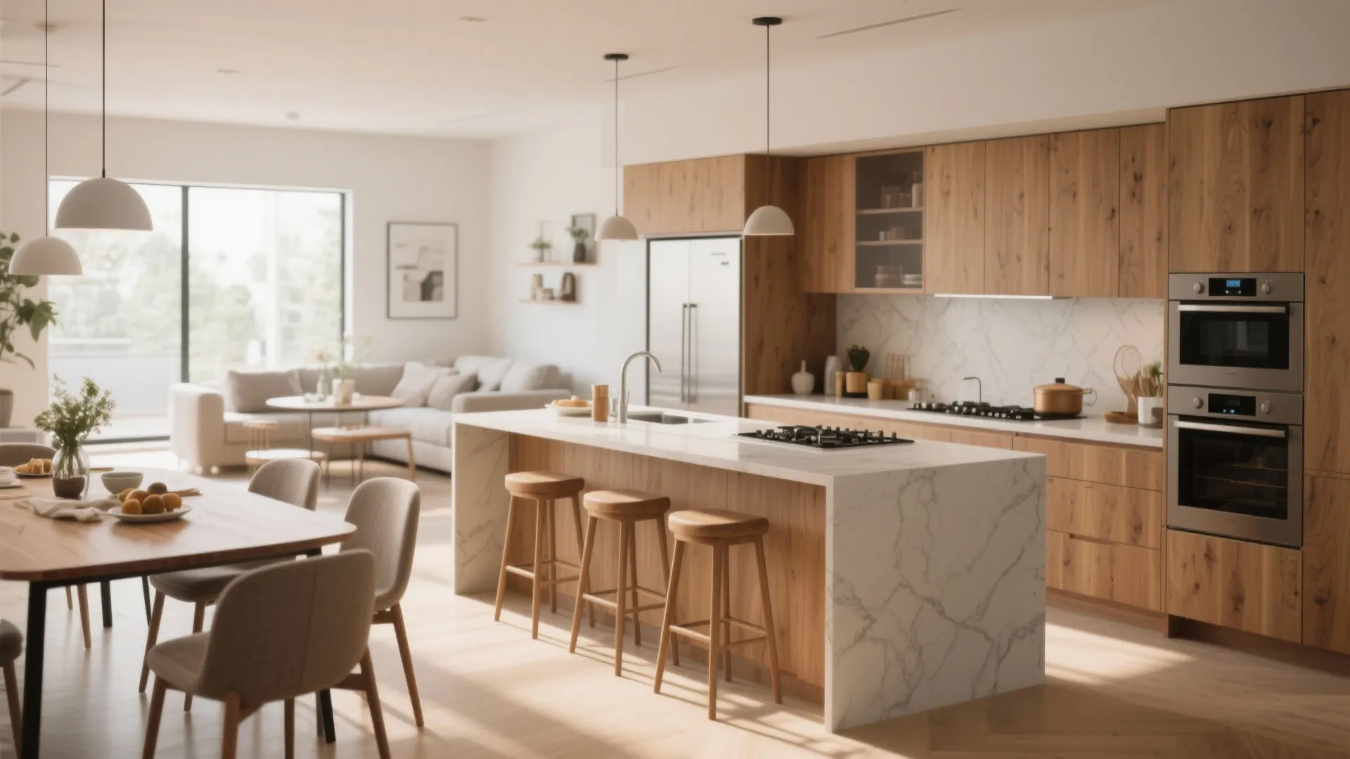 10. Integrated Kitchen-Dining Layout