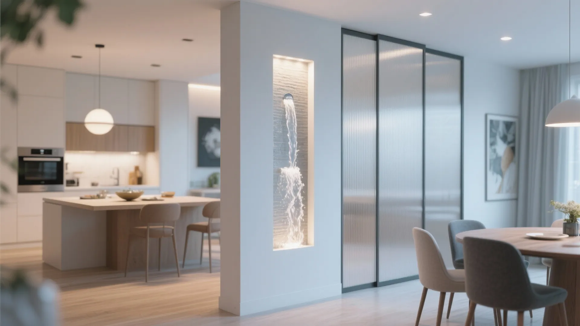 9. Built-In Kitchen Divider