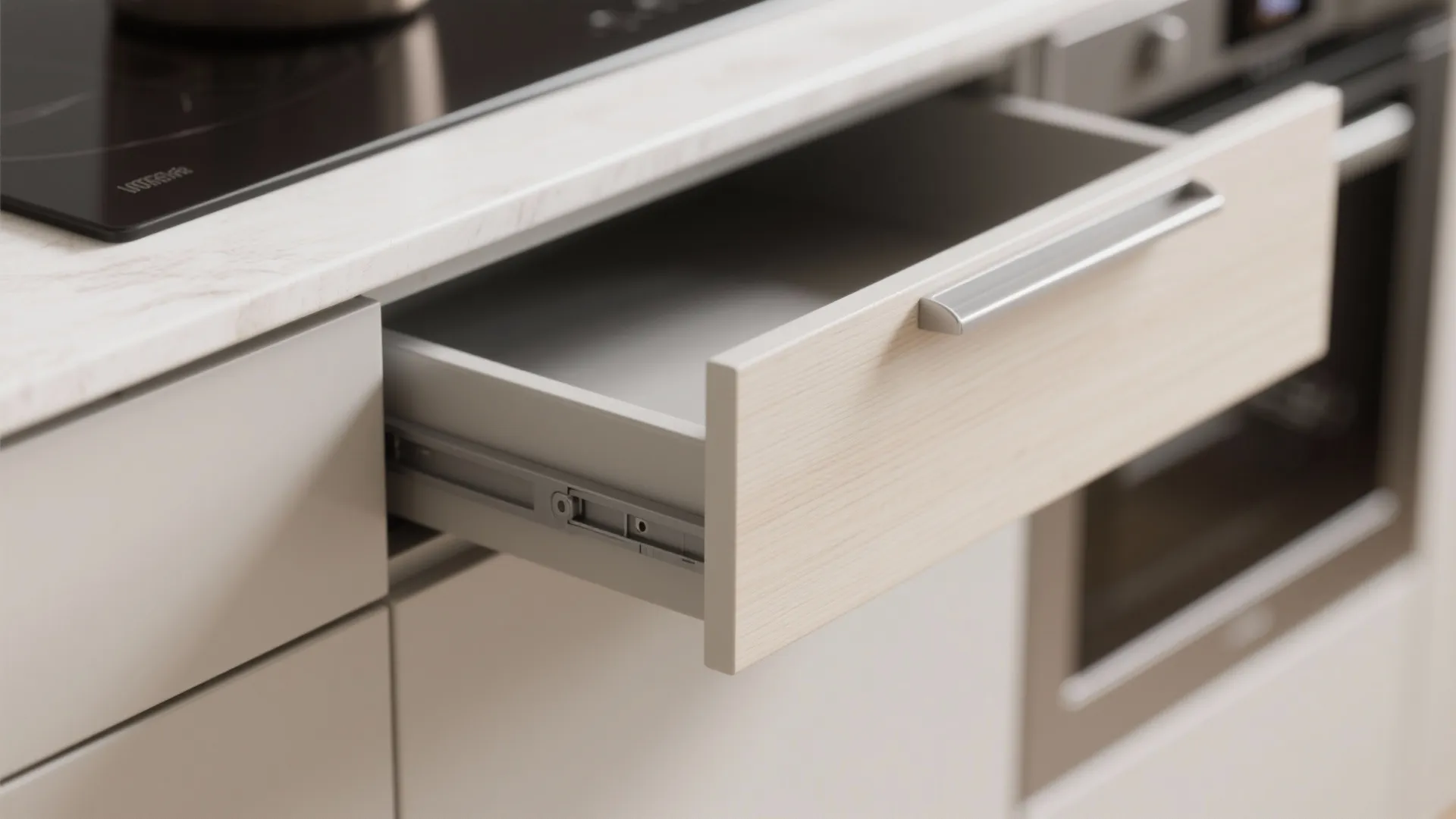 Minimalist kitchen storage that actually works