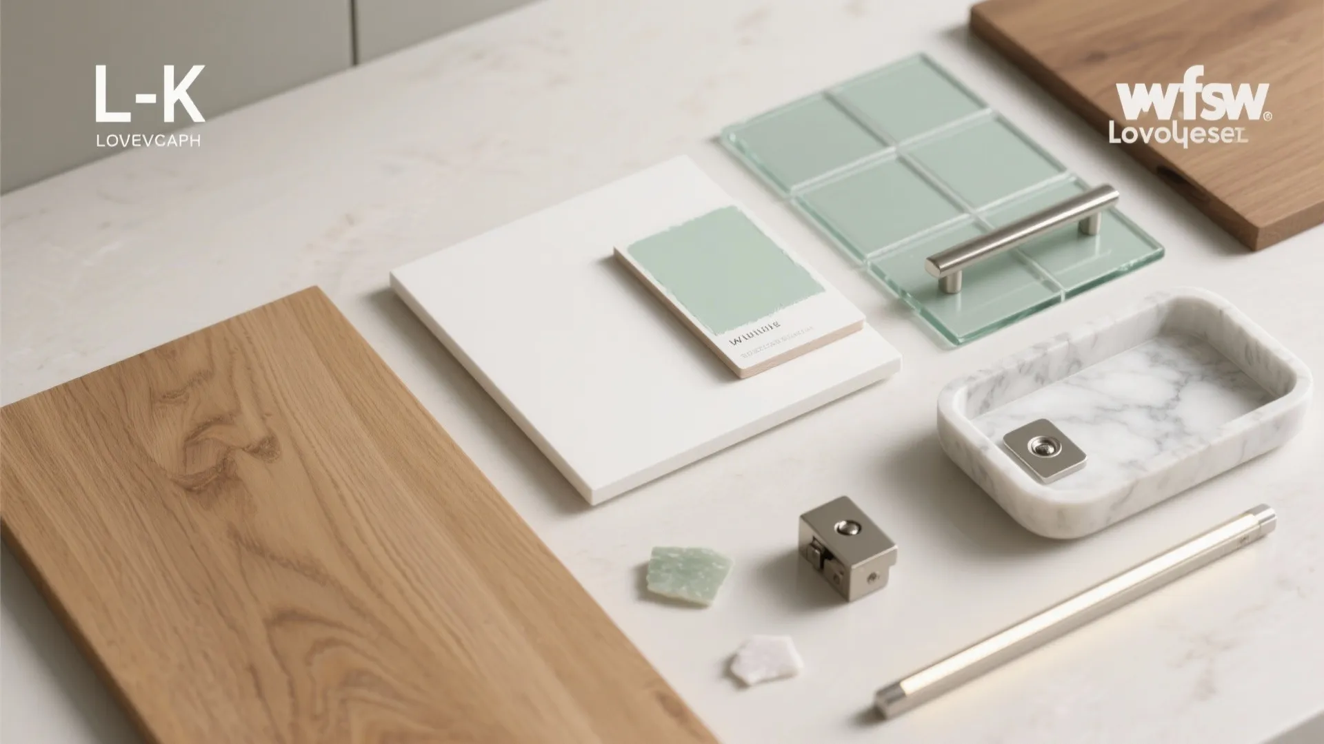 L-shaped kitchen with a full-height pantry wall