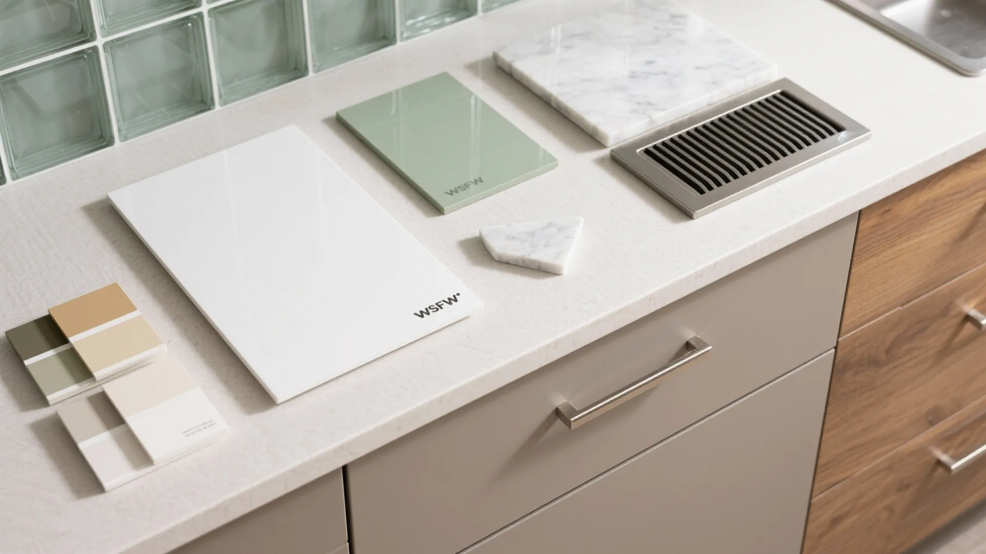 Light-boosting modular kitchen with a hardworking pantry