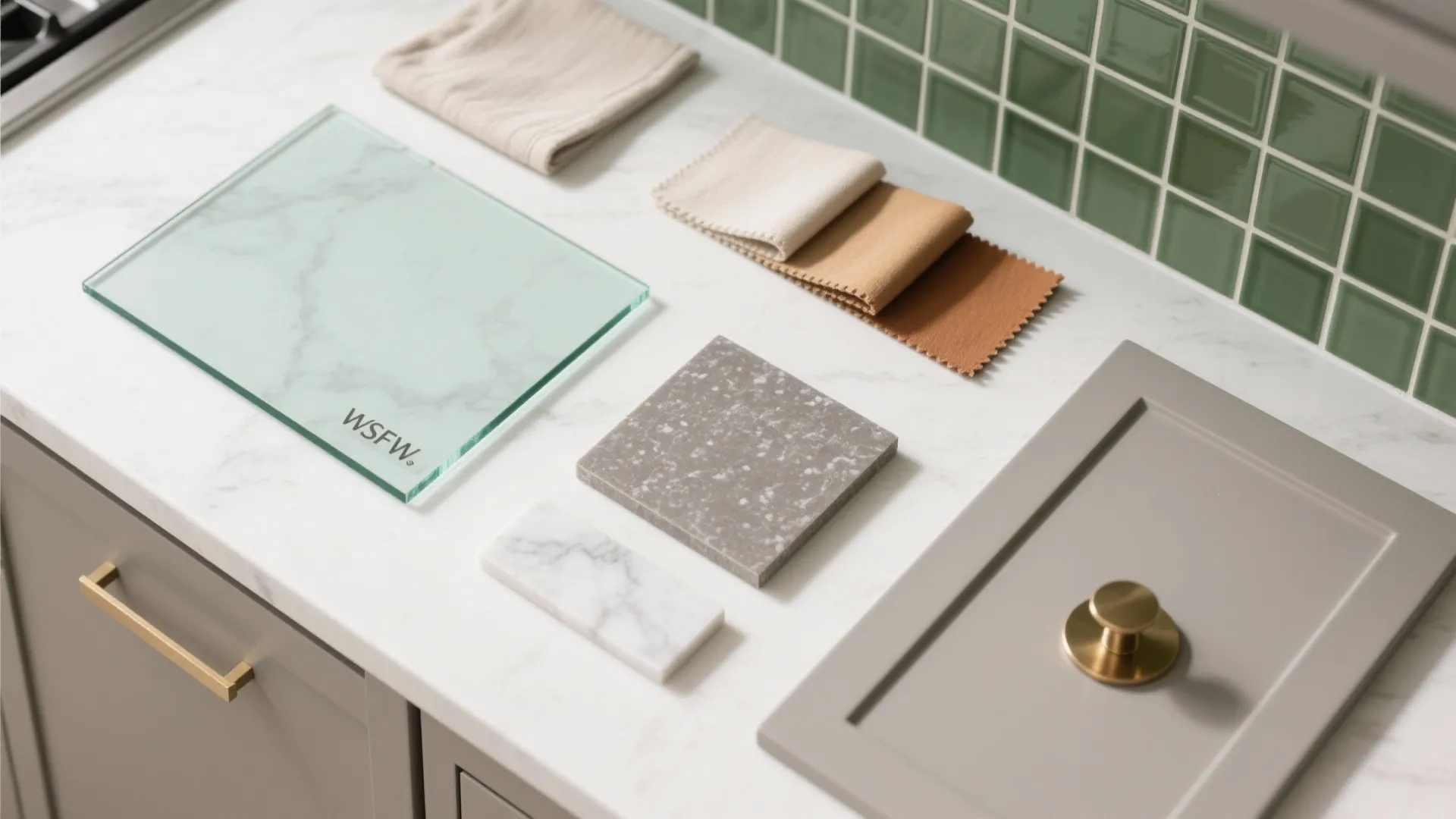 Glass Backsplash for a Brighter Kitchen