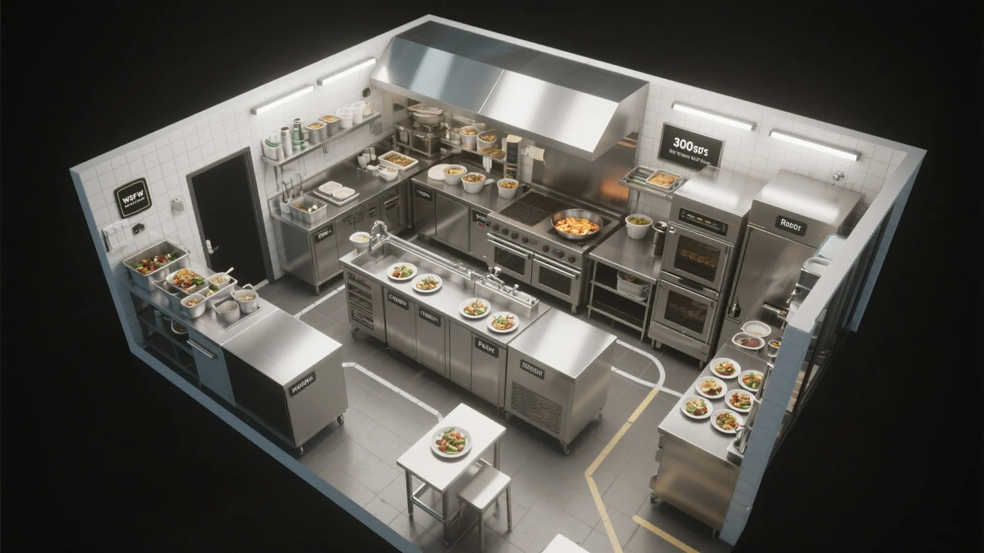 3. Prioritize kitchen flow over equipment quantity
