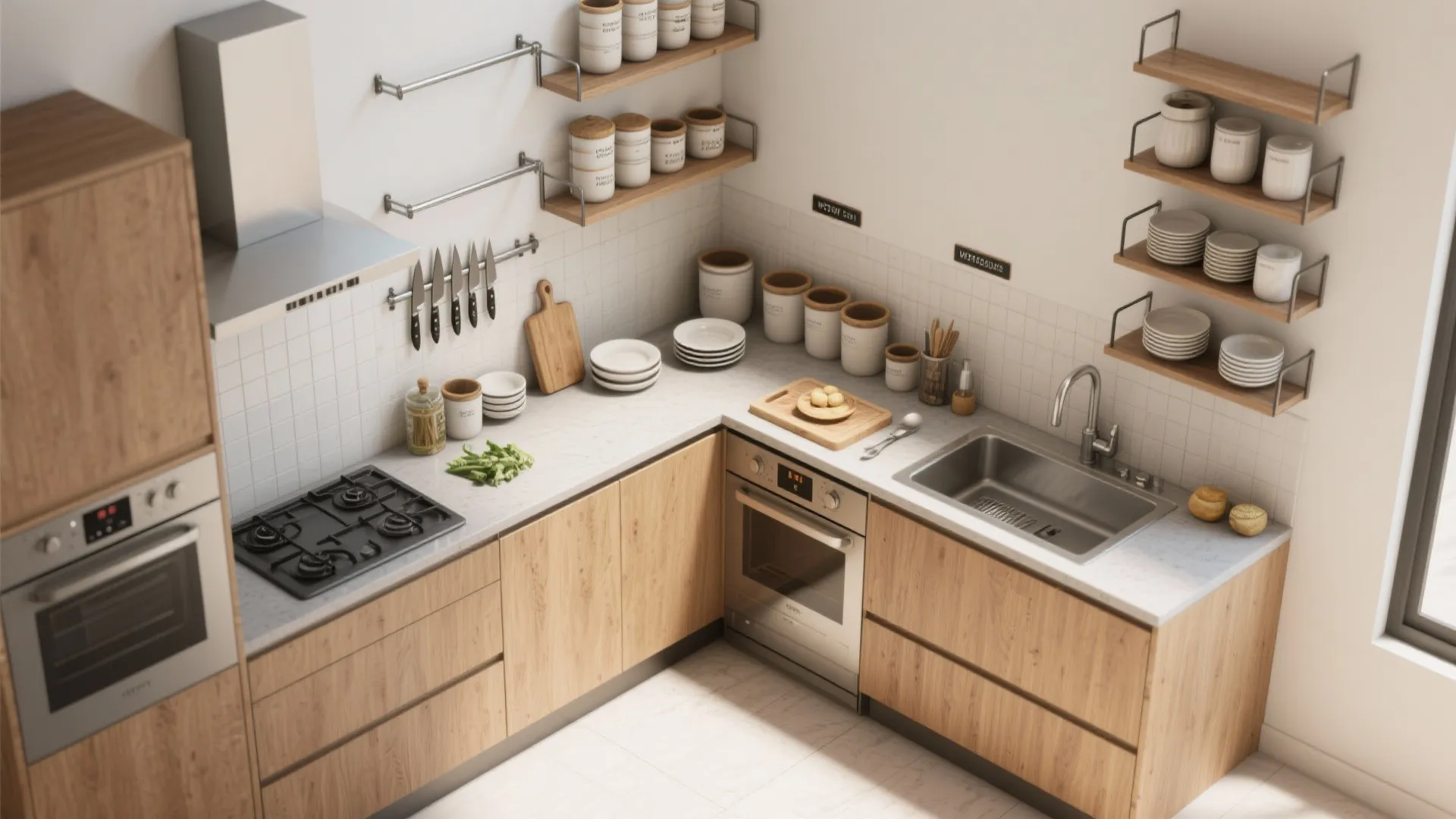 5. Plan the kitchenette for flow