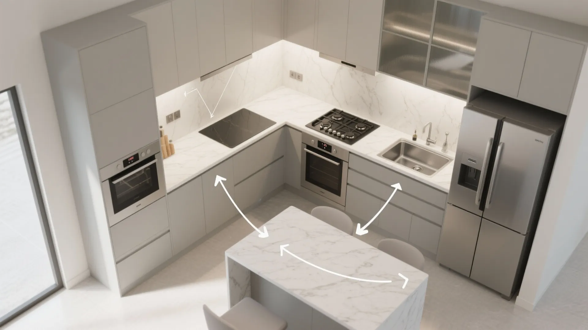 The compact kitchen that works like a big one