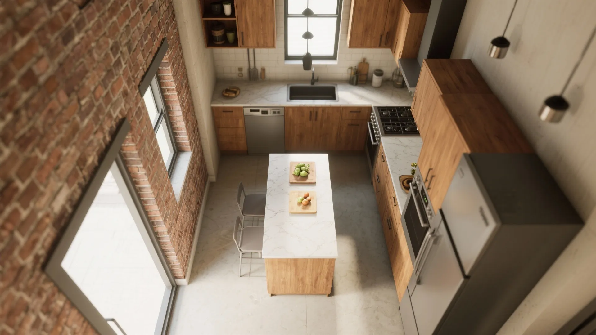 4. Update the kitchen around flow, not just style