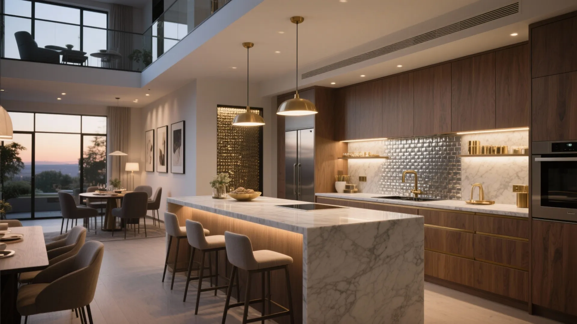 An Entertainer’s Kitchen-Dining With a Gallery Vibe