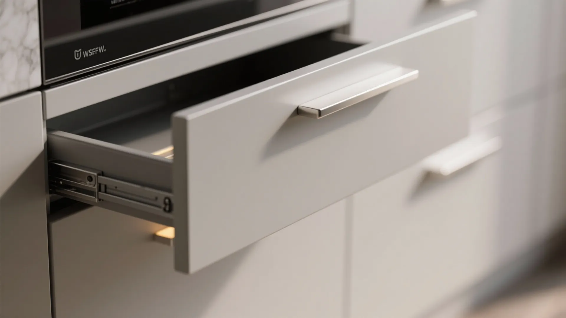 Minimalist kitchen storage that performs