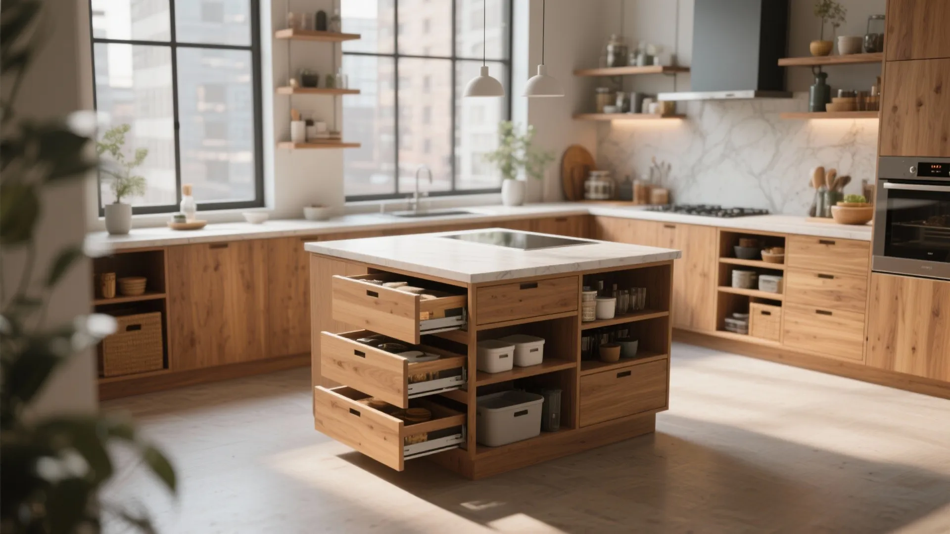 1. Built-in Storage Everywhere