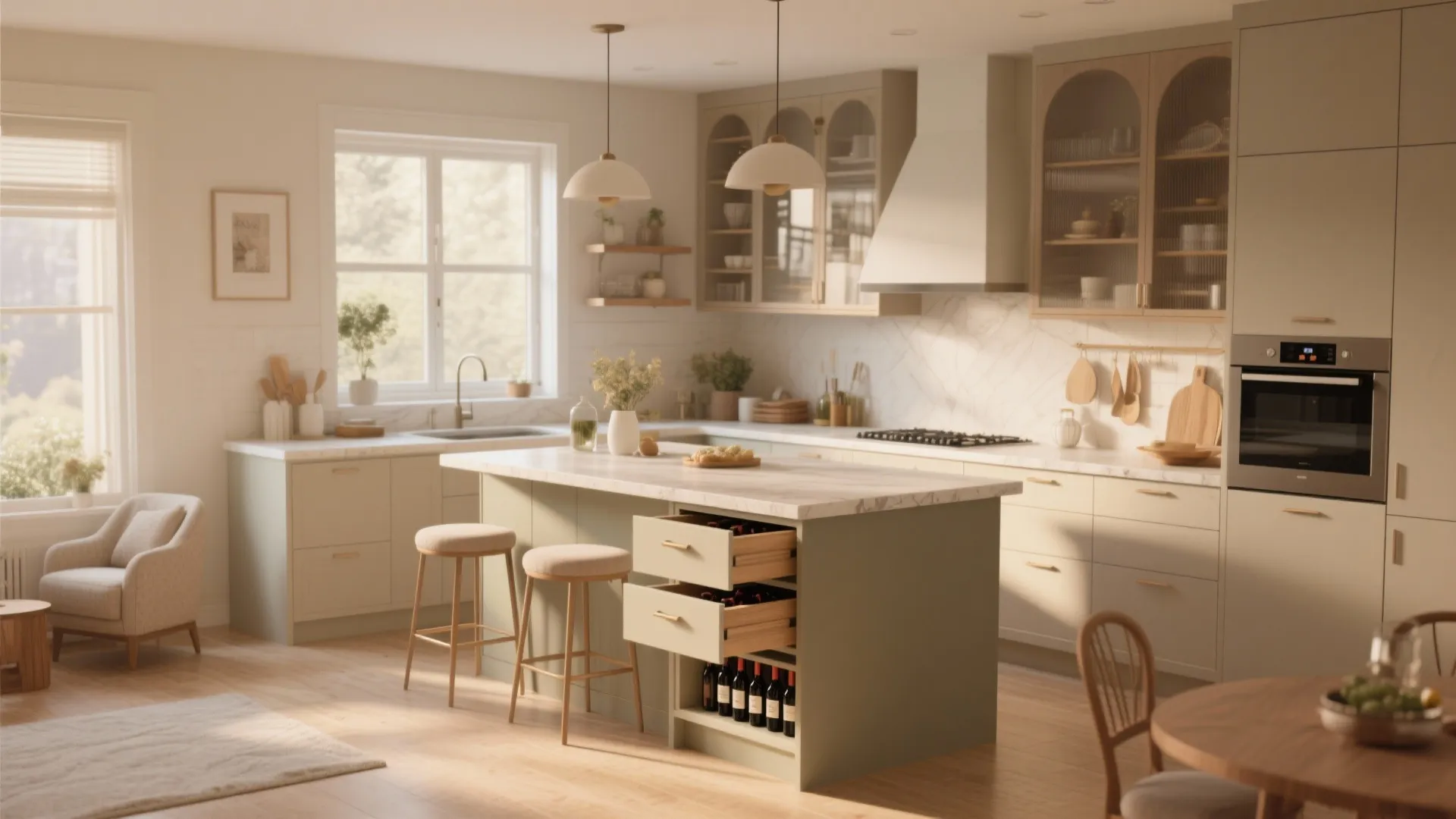 10 Clever Storage Ideas for Your Kitchen Island: Maximize every inch of your kitchen island with these creative and functional storage solutions